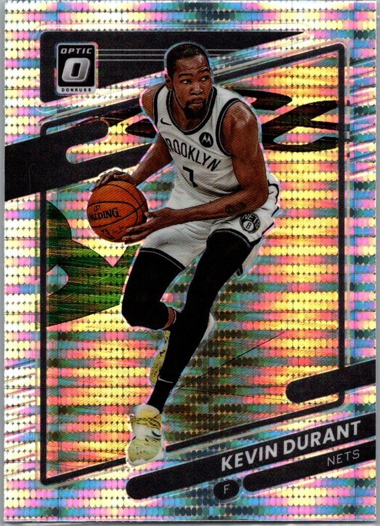2021-22 Donruss Optic Target Exclusive SP Silver Pulsar Prizm Kevin Durant