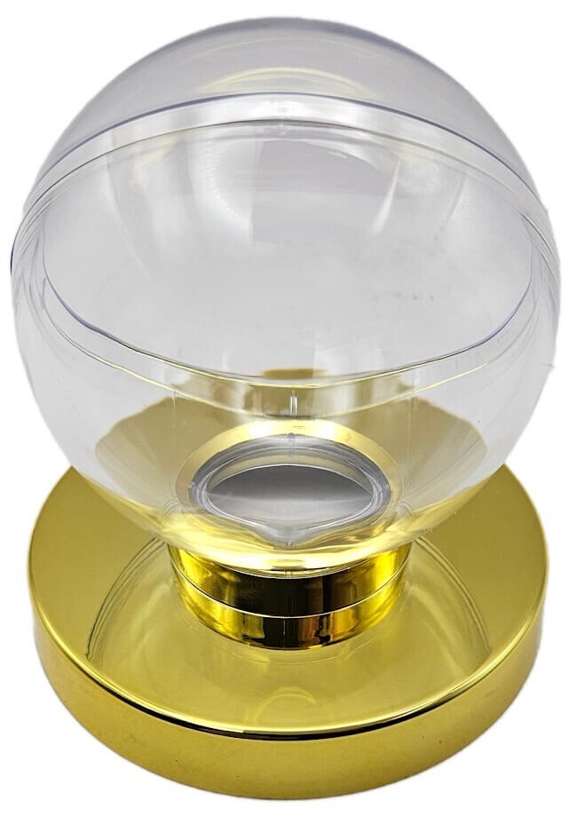 CSP Gold Base Baseball Holder Protective Display Case For Balls – Gold Pedestal