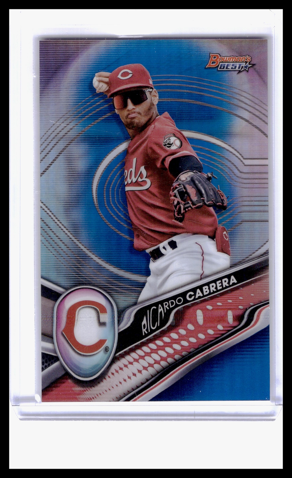 2022 Bowman’s Best #TP-18 Ricardo Cabrera Top Prospects Blue Refractor #/150