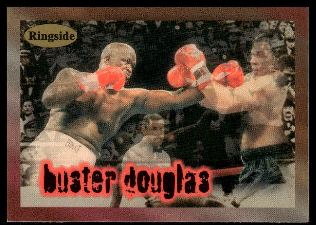 1996 RINGSIDE BOXING CARD – #12- Buster Douglas – Mike Tyson FREE SHIPPING