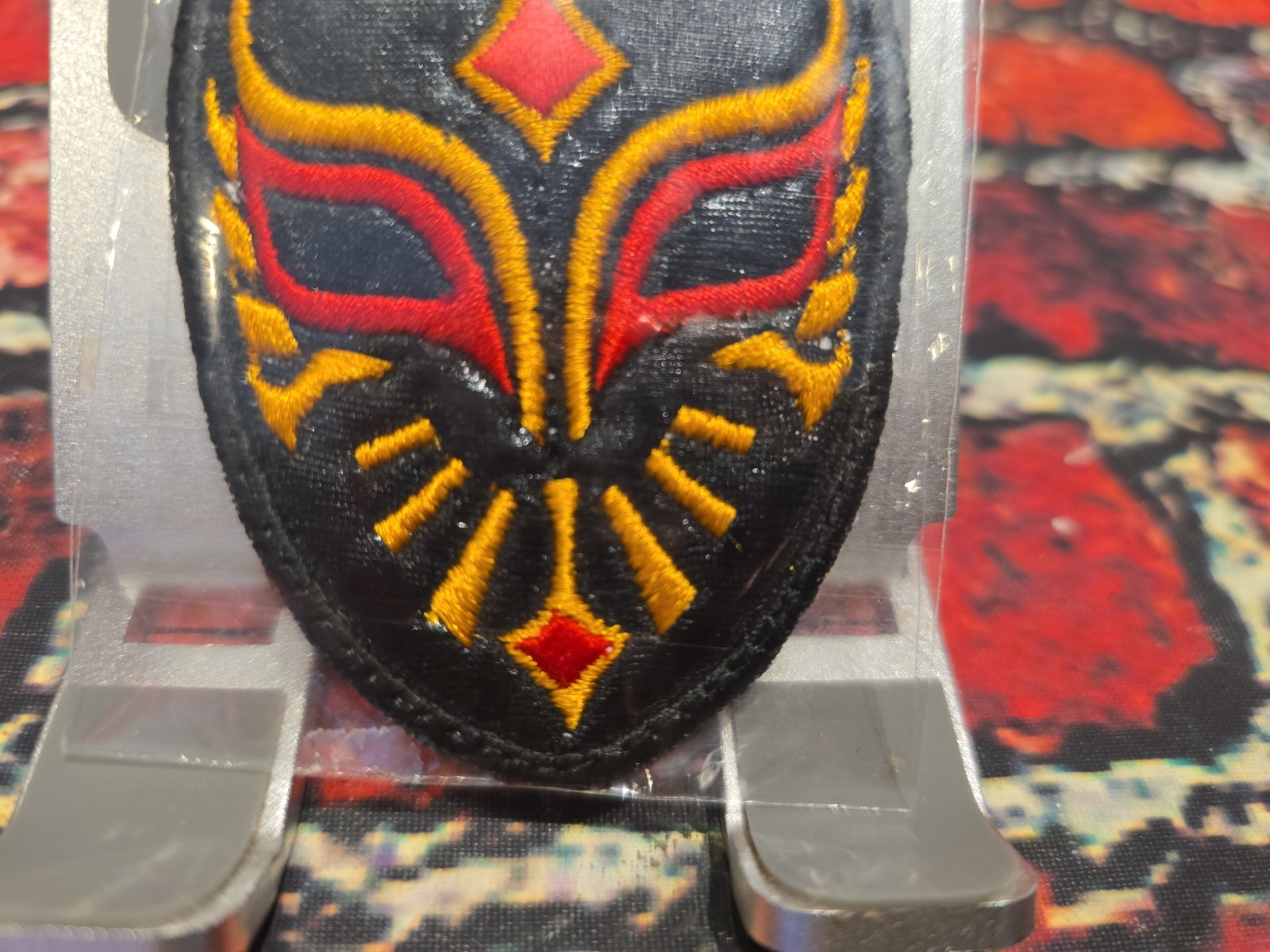 MISTICO Lucha Libre Mask Embroidered Patch – Iron On -3.5″ – MADE IN MEXICO