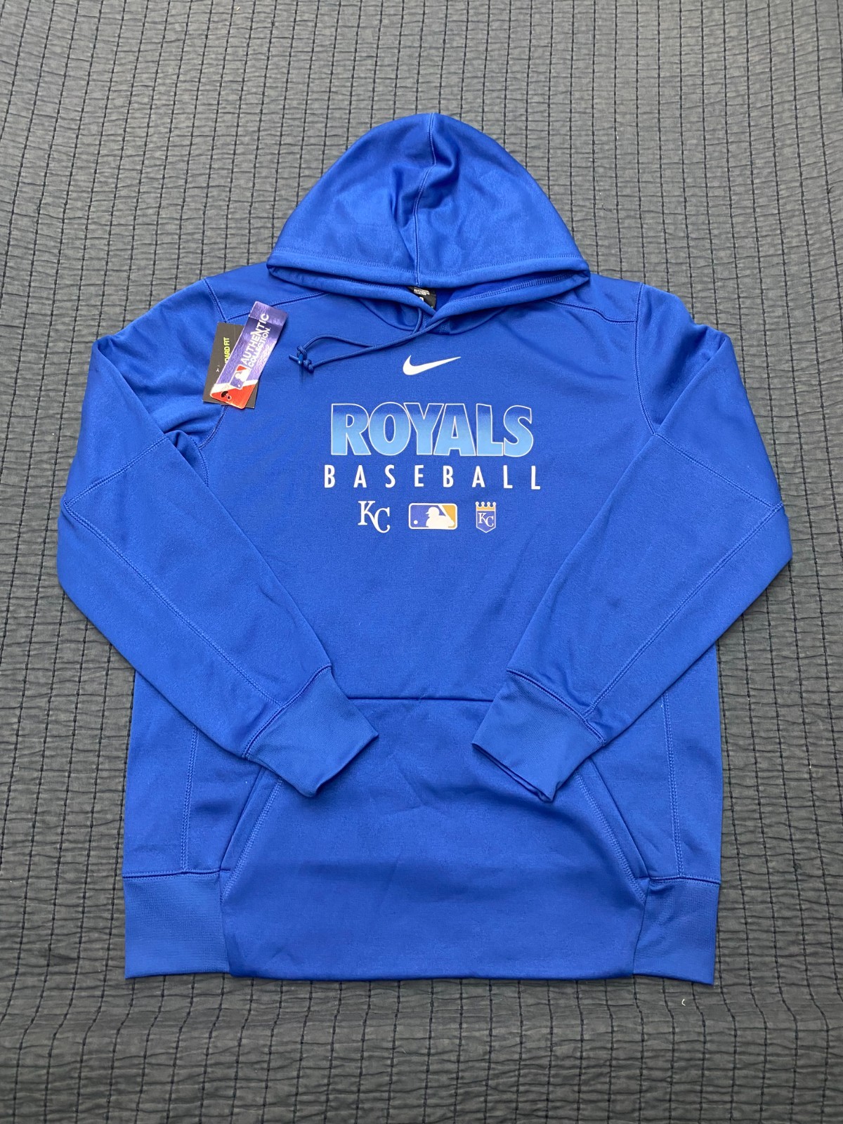 Nike Kansas City Royals Authentic Therma DriFit Nike Hoodie All Sizes New