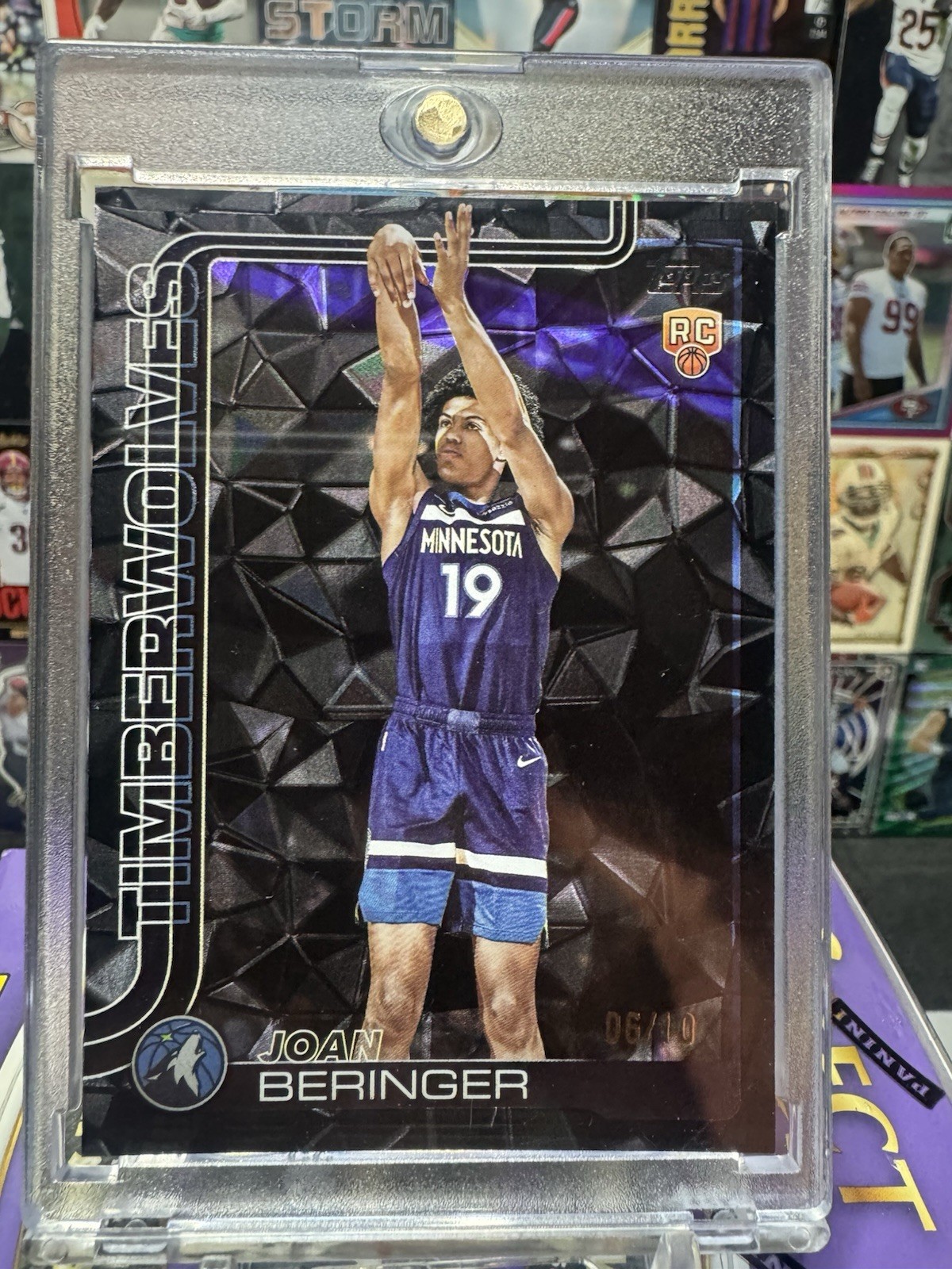Topps 2025-26 Joan Beringer Minnesota Timberwolves RC Rookie #217 /10