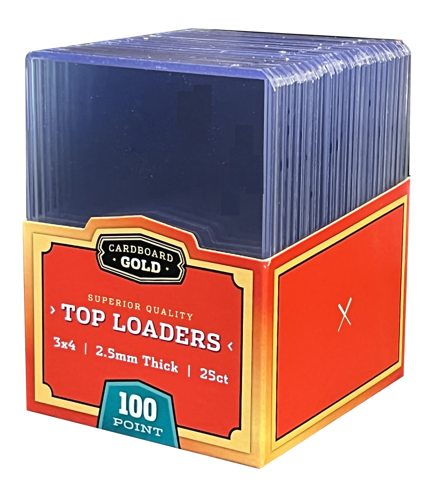 50 Ultra CBG 2.5mm 100pt Pro Top Loaders Toploaders Topload Thick Jersey Cards