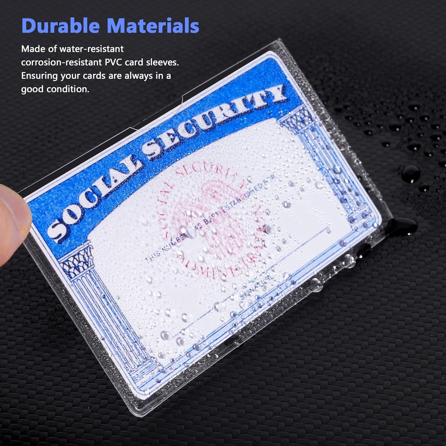 30pcs Social Security Card Protector Sleeves/New Medicare Card Protector Sleeve