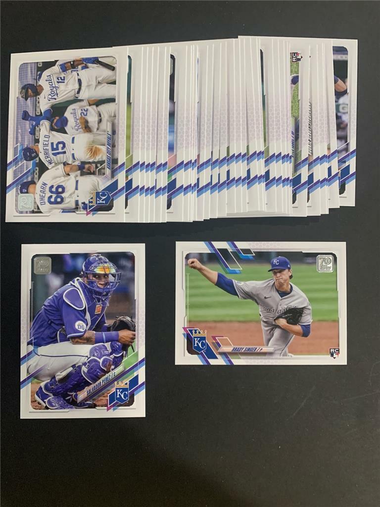2021 Topps Kansas City Royals Team Set Series 1 2 Update 35 Cards