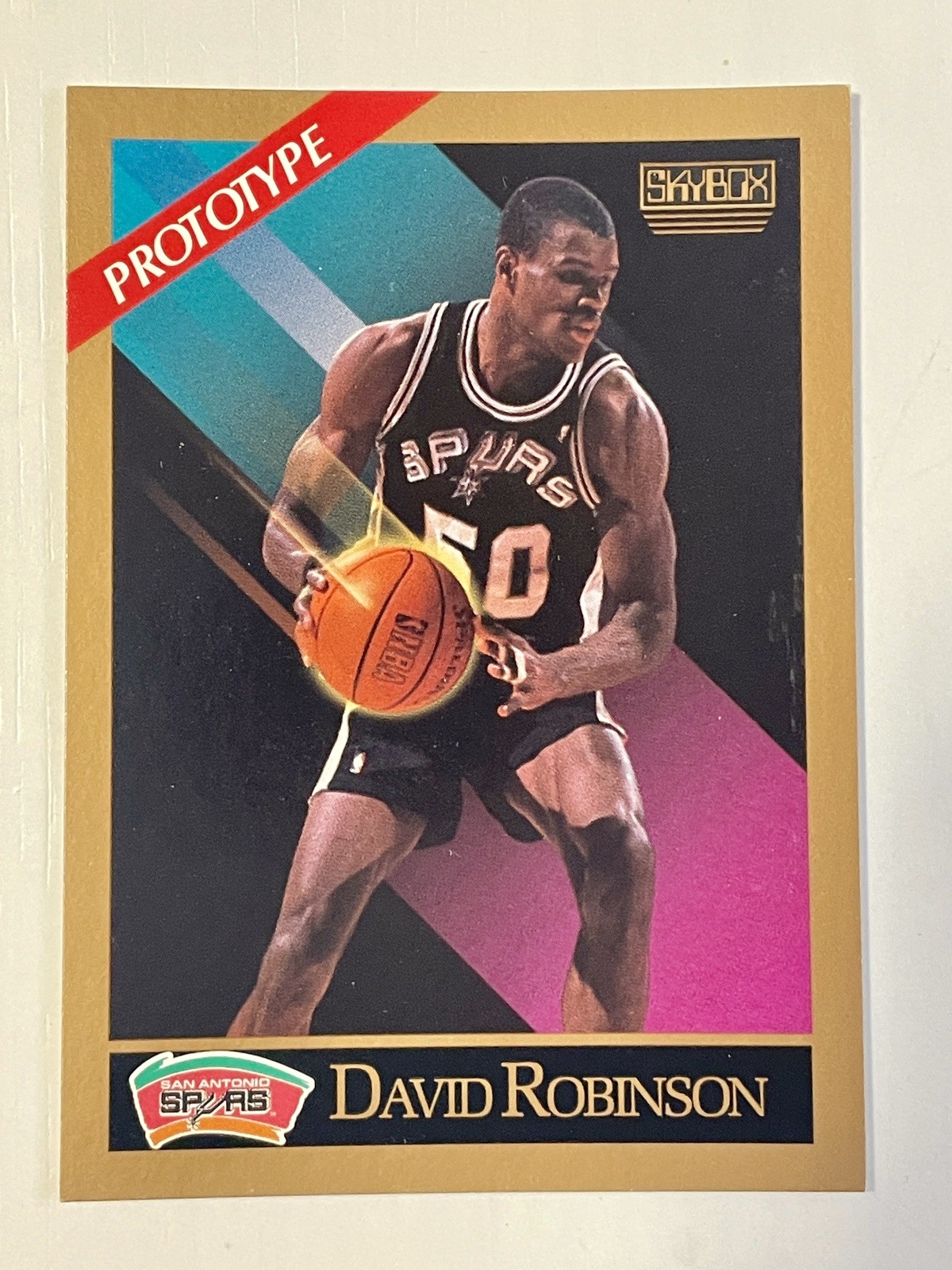 1990-91 Skybox David Robinson #259 Prototype – SKYBOX DEBUT ROOKIE