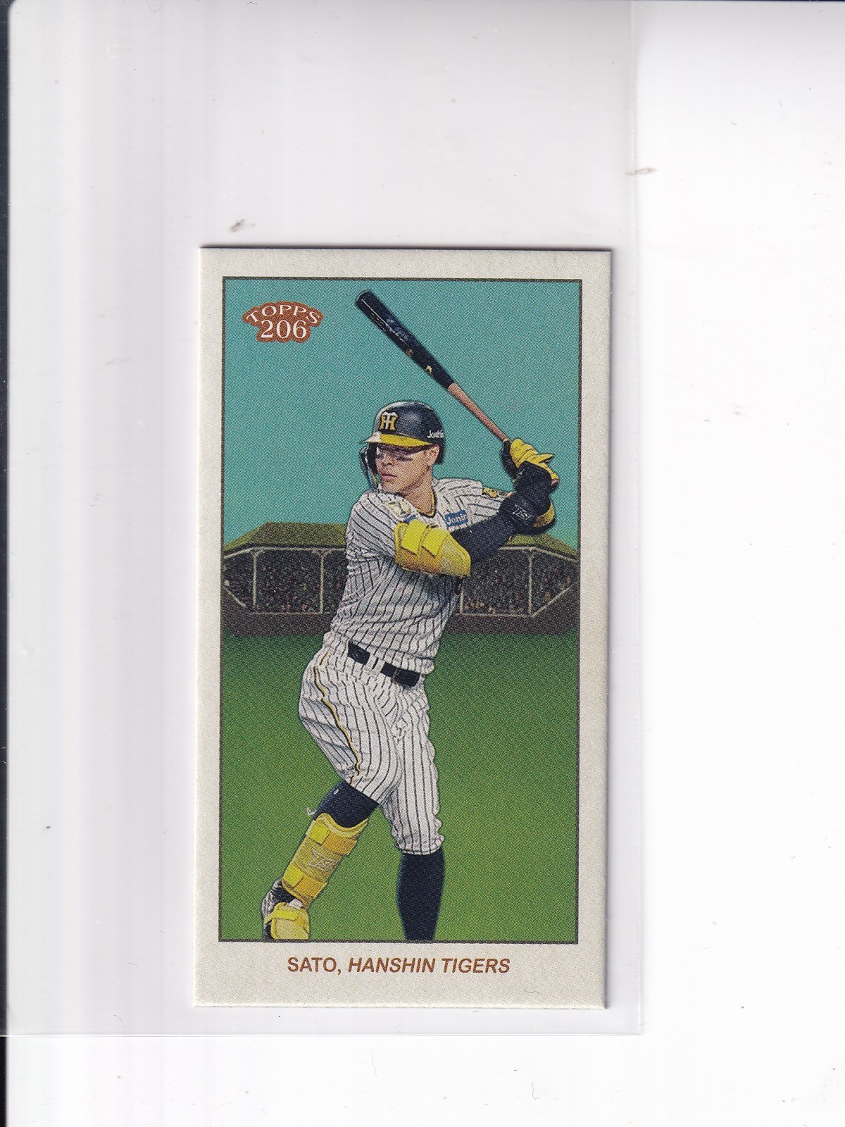 2024 Topps 206 NPB Nippon Professional Baseball Mini Teruaki Sato #72 VARIATION