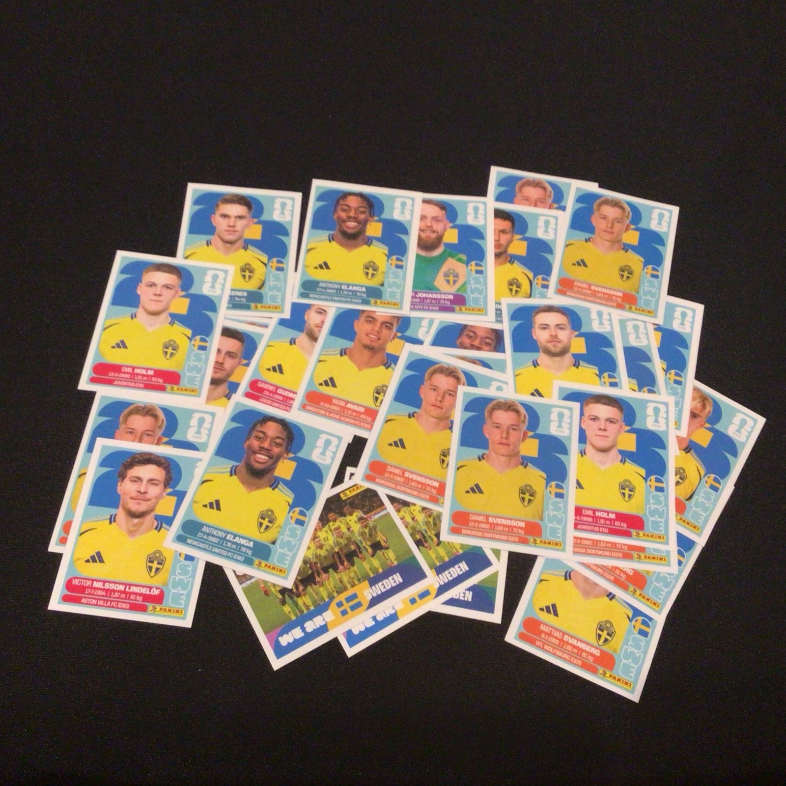 Panini SWEDEN TEAM SQUAD Sticker World Cup 2026 Multi Listing – You Pick!