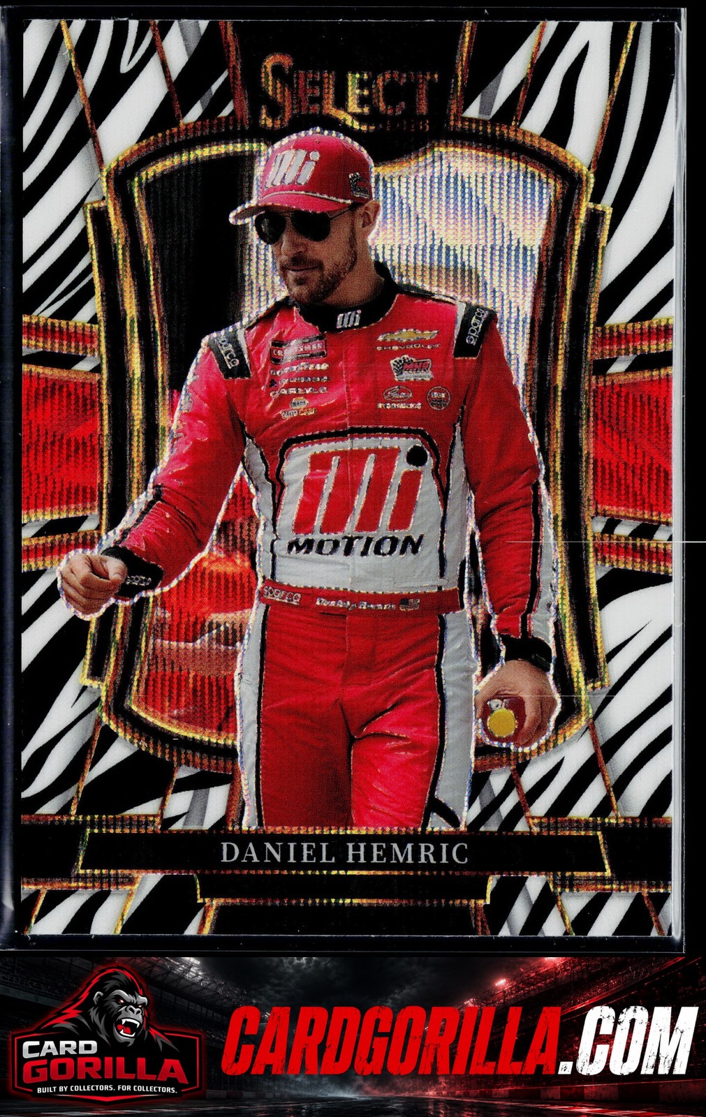 2026 Panini Select #244 Daniel Hemric Zebra Prizms