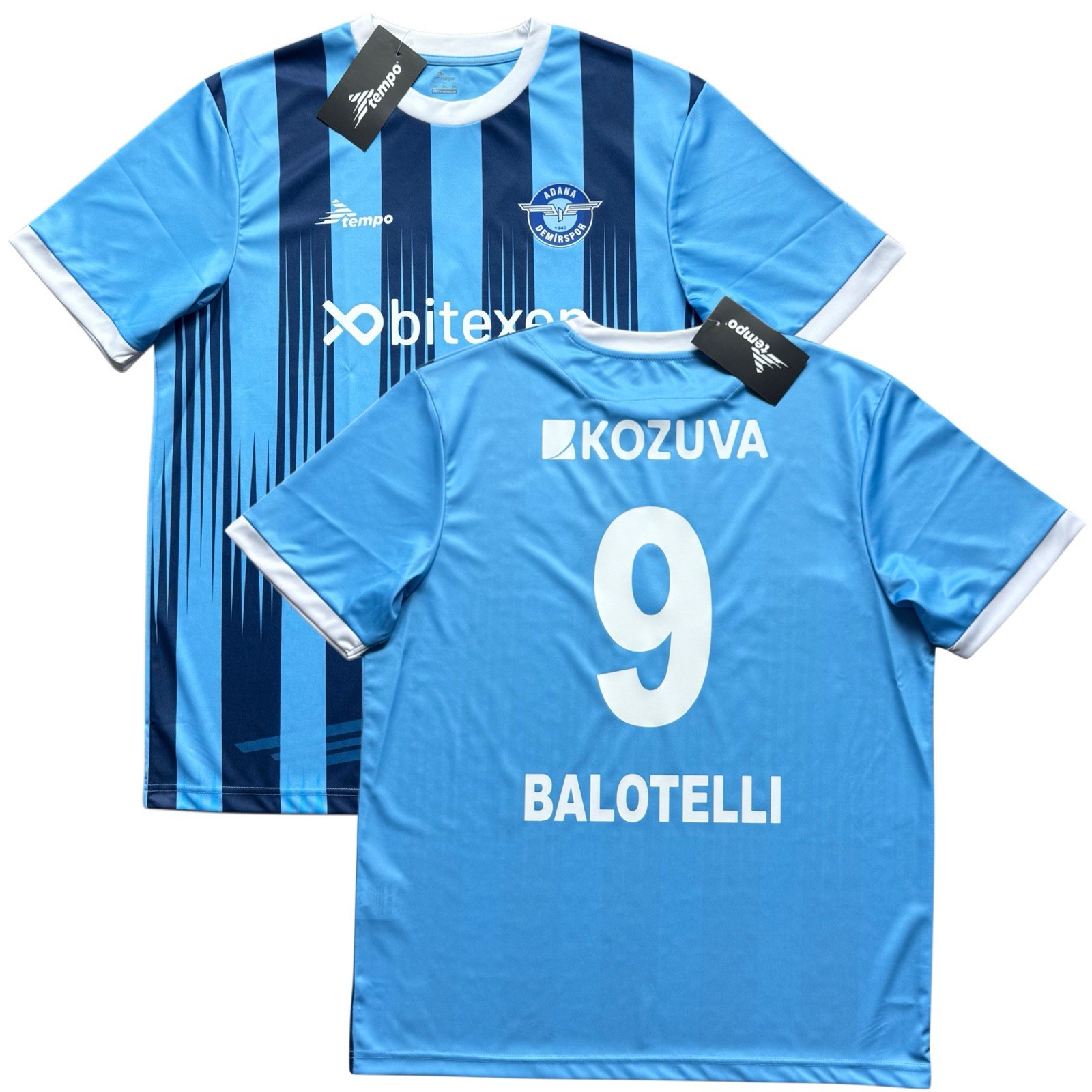 2022/23 Adana Demirspor Home Jersey #9 Balotelli 2XL Tempo Brand Super Mario