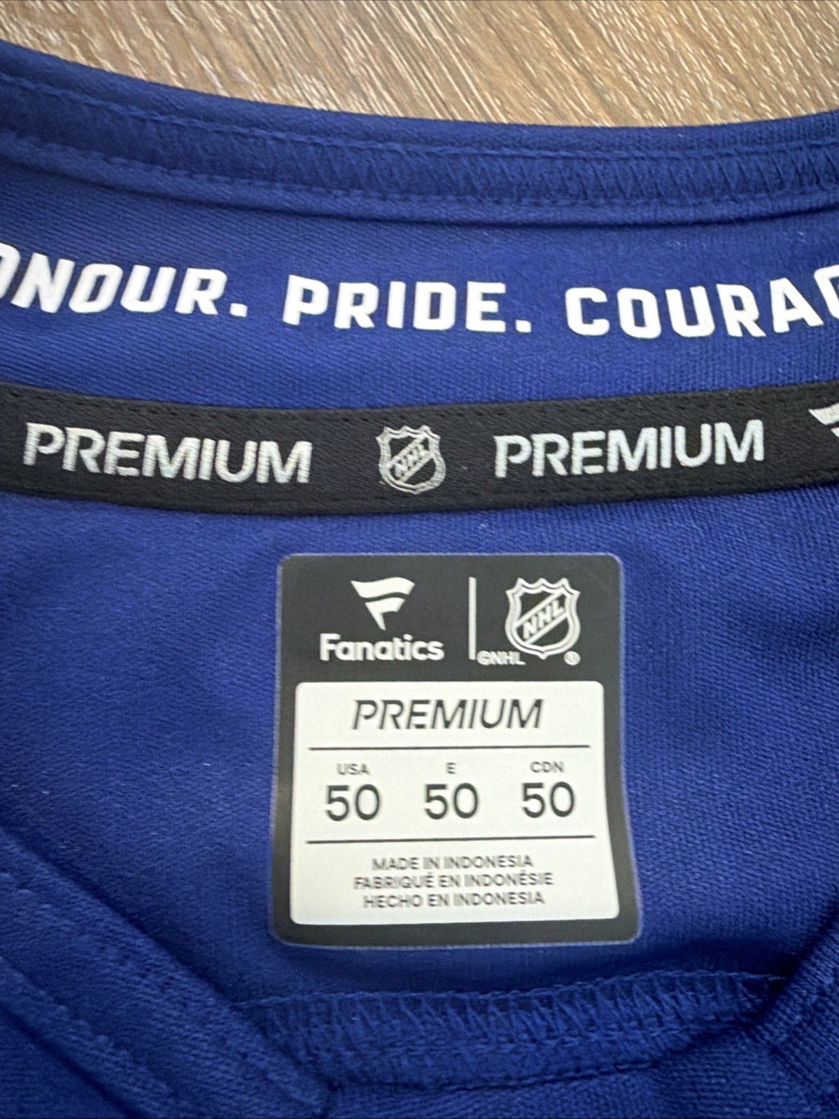 Toronto Maple Leafs Jersey Medium 50 Men’s Marner Fanatics Premium Fight Strap