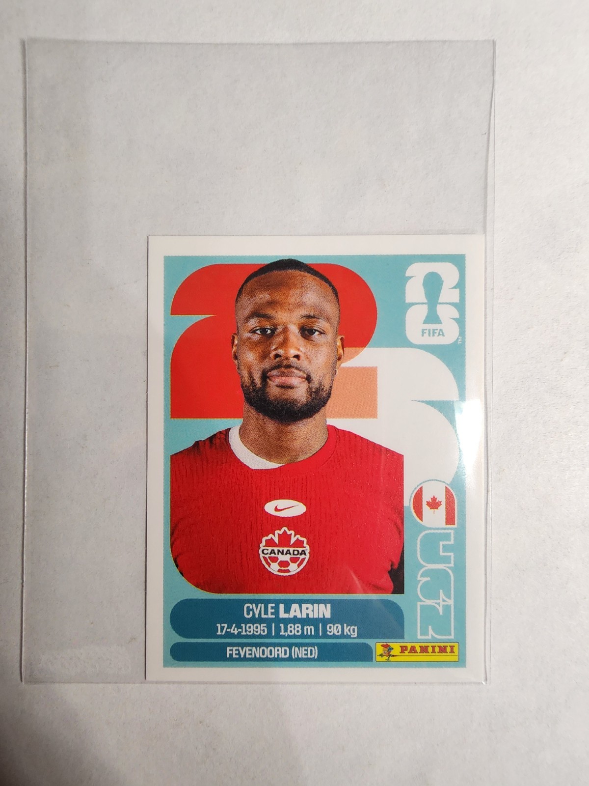 2026 Panini Fifa World Cup 26 – Cyle Larin #CAN 19 Sticker Canada