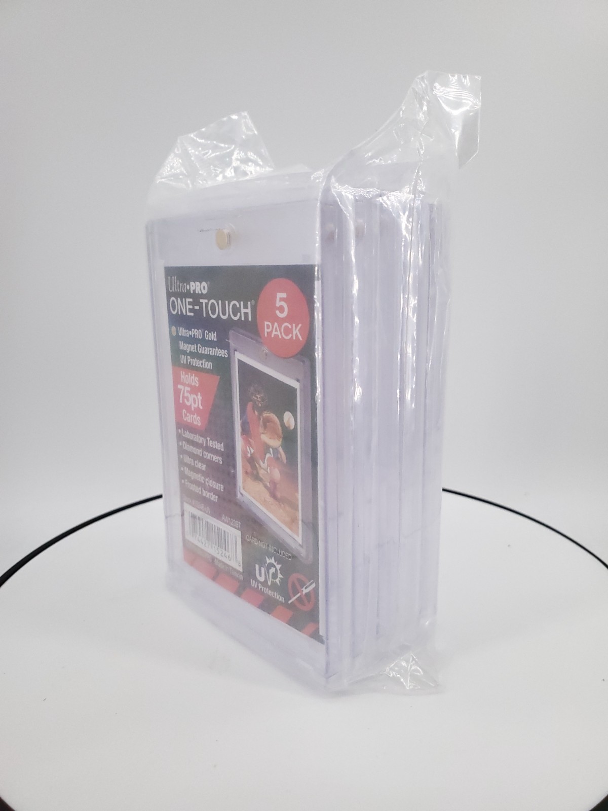Ultra Pro One-Touch 75pt Point Magnetic Card Holder 5 Pack