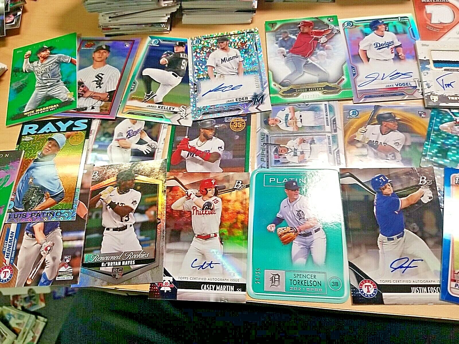 MLB Baseball ROOKIES RC ONLY! Collection Lot Auto Inserts 1st Bowman SP Numbered