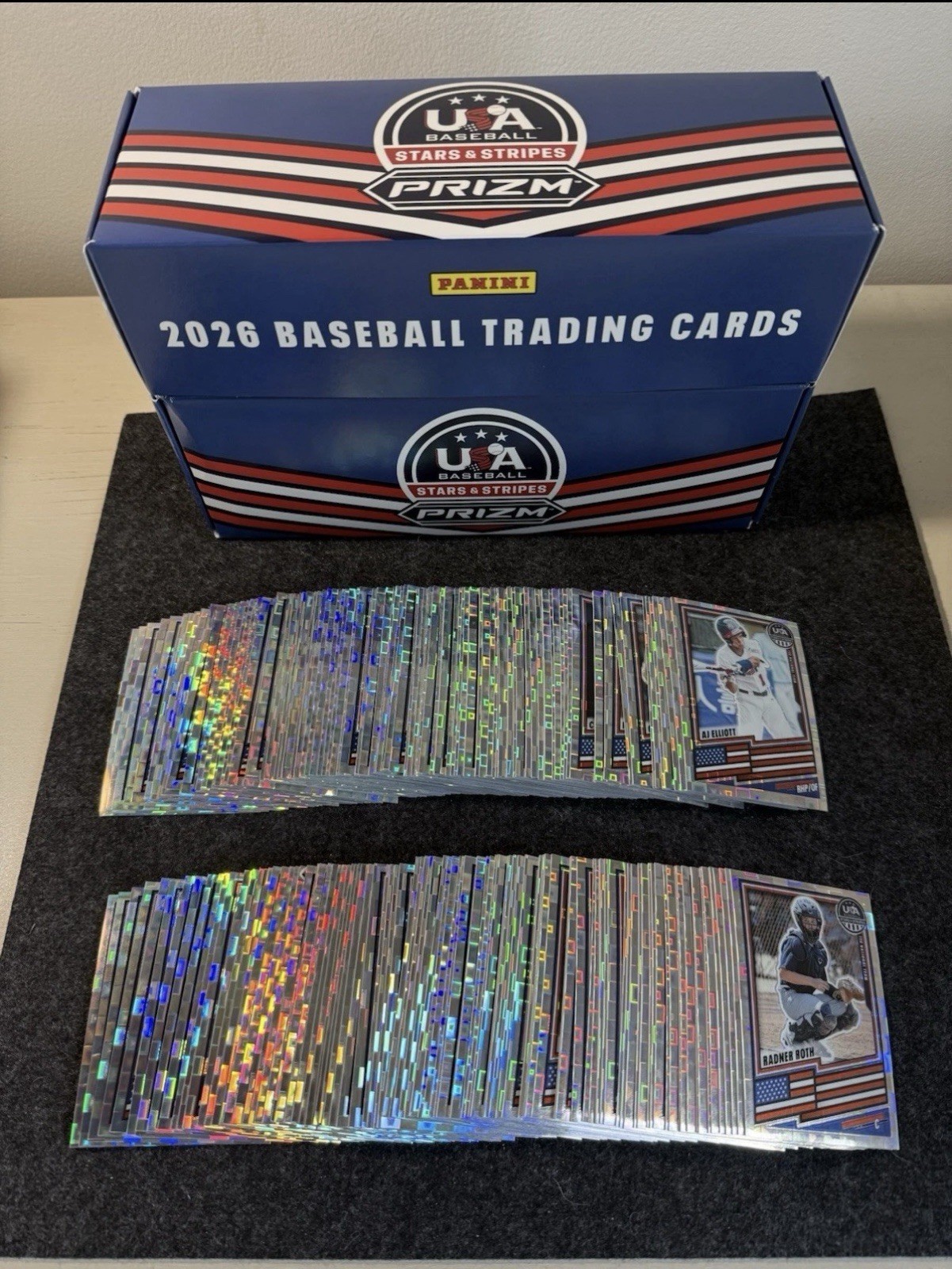2026 Panini Stars & Stripes Prizm Silver Pandora Complete set of 1-200 cards