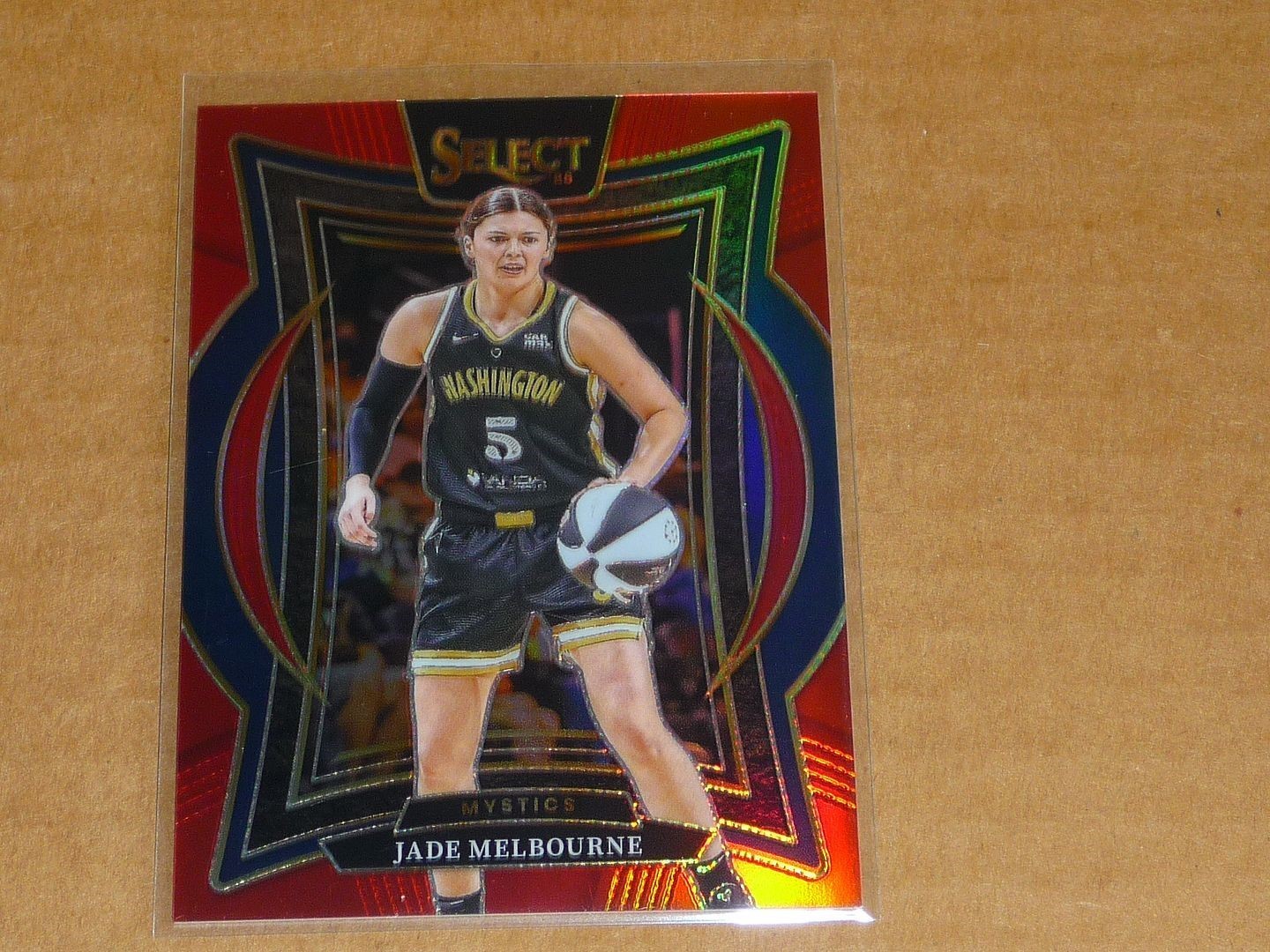 2025 Panini Select WNBA JADE MELBOURNE RED PRIZM MYSTICS 143/149 #3