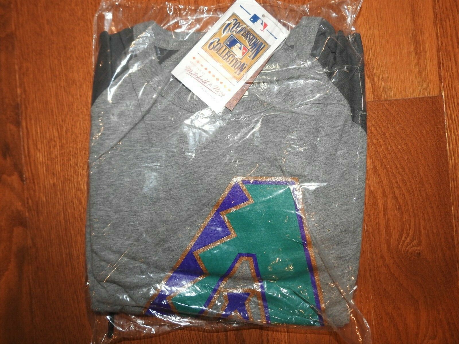 Mitchell & Ness Arizona Diamondbacks Raglan 3/4 Sleeve New Mens Sizes $38