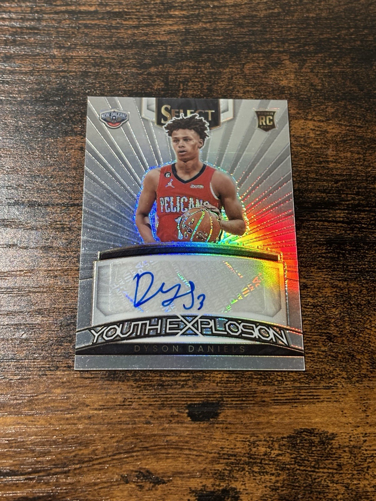 2023 Panini Select Youth Explosion Dyson Daniels #YES-DYD Prizm RC Auto