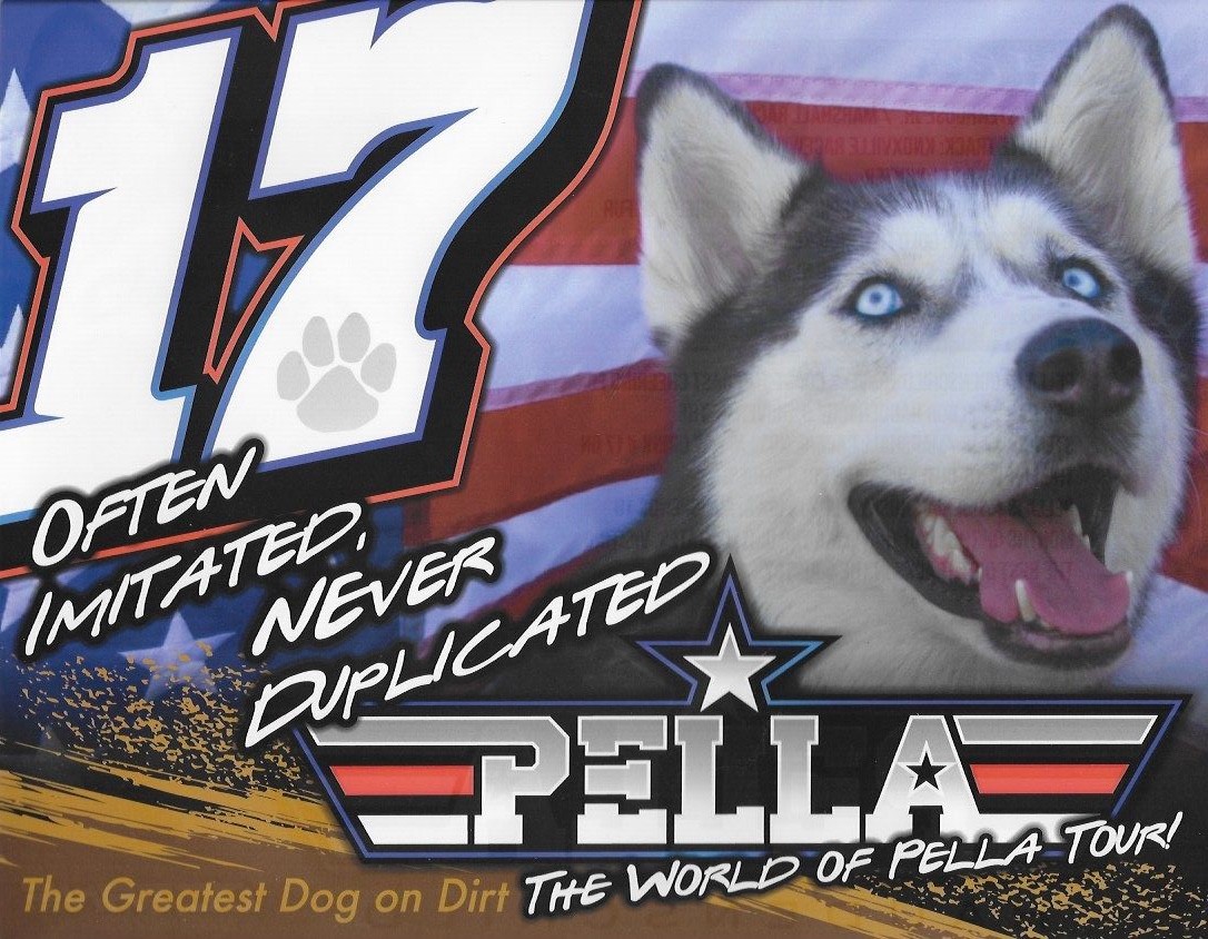 2018 SHELDON HAUDENSCHILD “PELLA THE DOG TOUR” WORLD OF OUTLAW SPRINT POSTCARD