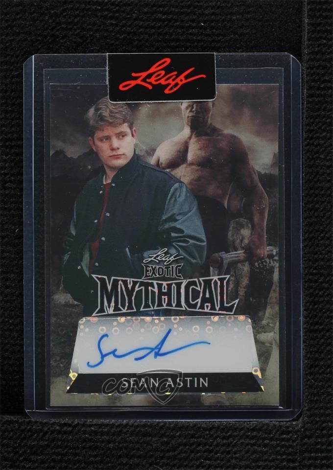 2024 Leaf Exotic Mythical Cyclops Donut Circles 1/1 Sean Astin #MA-SA1 Auto s5j