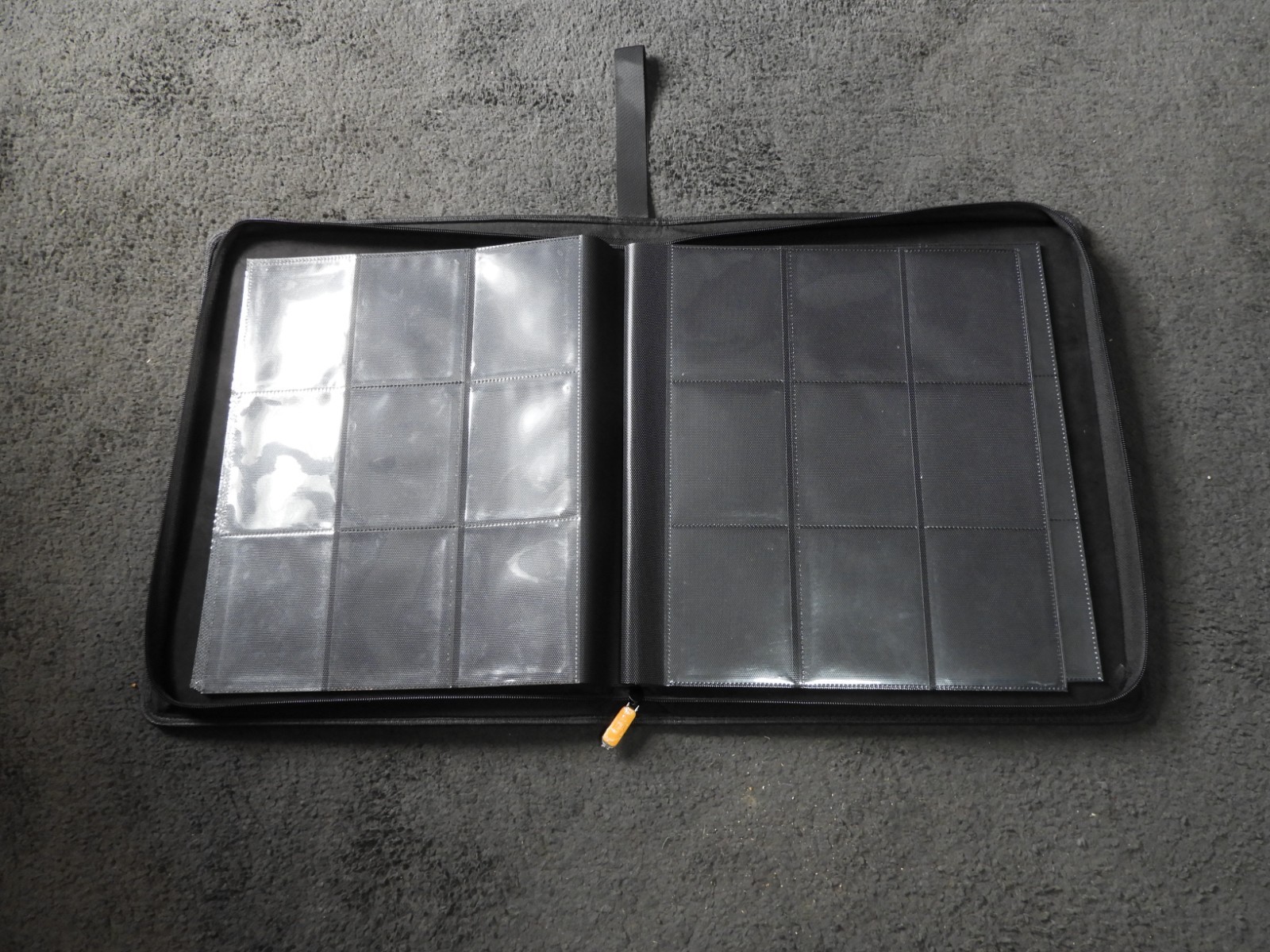 X Pro Toploader Binder Large Capacity Holds 252 Trading Cards Black