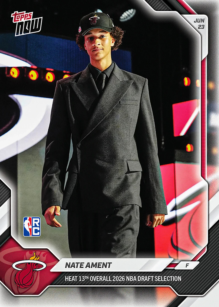 24-Card Bundle Draft Selection RC Dybantsa 2025-26 NBA Topps NOW Presale