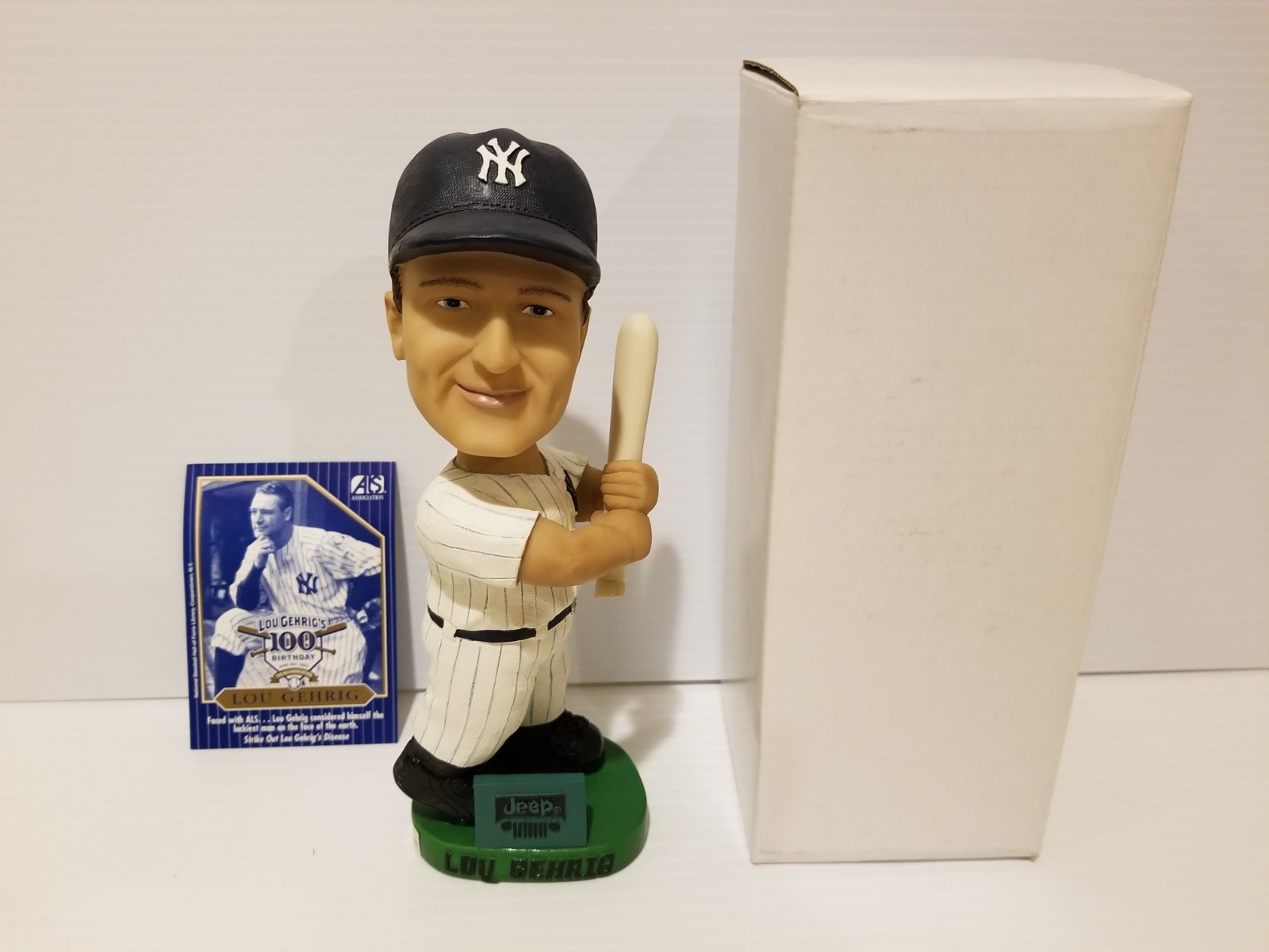 Lou Gehrig Scranton Wilkes-Barre SGA Bobblehead 100th Birthday 6/19/03 ALS Assoc