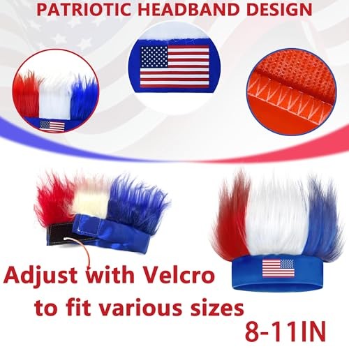 World Cup 2026 Crazy Hat & Beard & Temporary Tattoos(5pcs) for Fan Makeup,Team