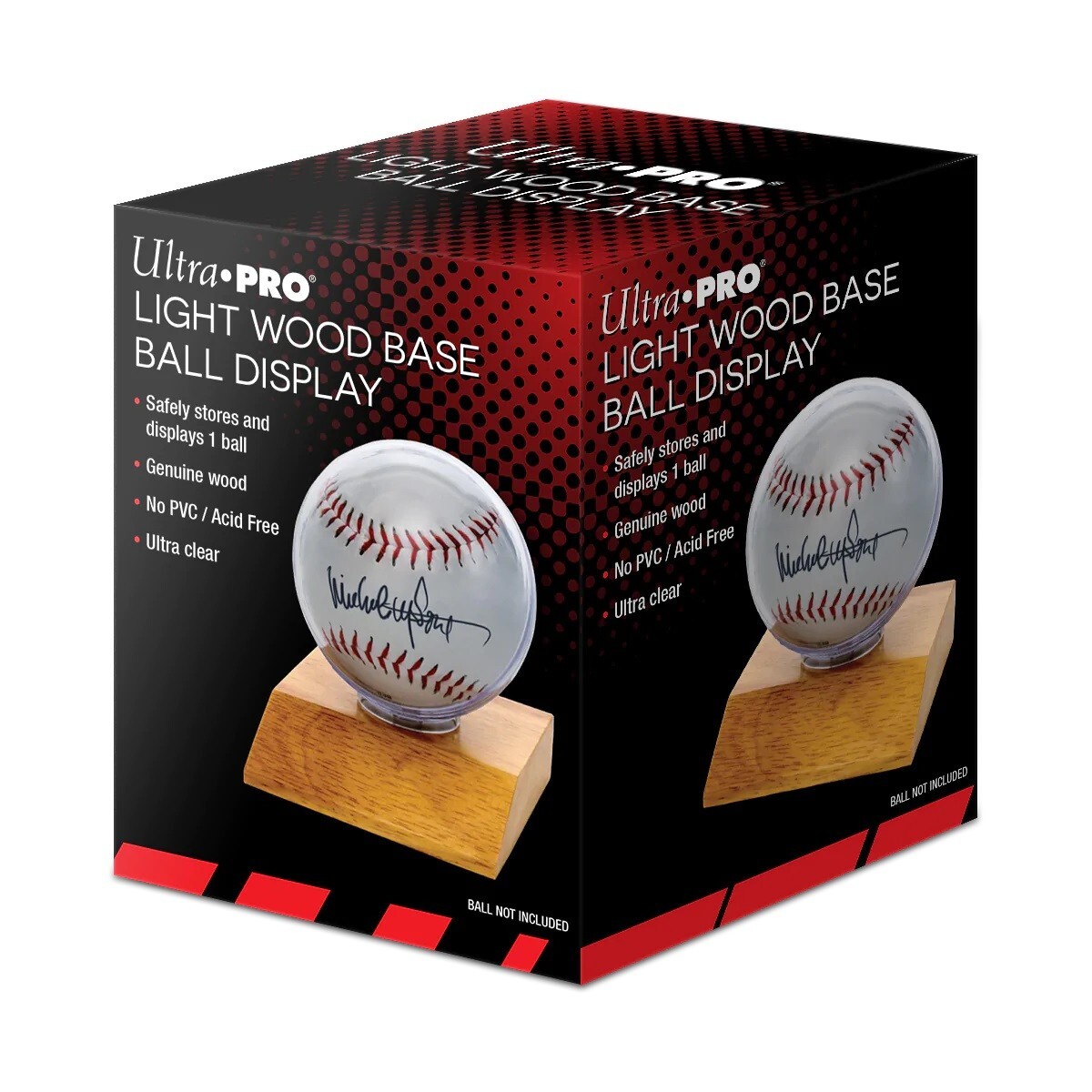 Ultra Pro Wood Base Baseball Holder (Light Wood) Ball Display Wooden Stand