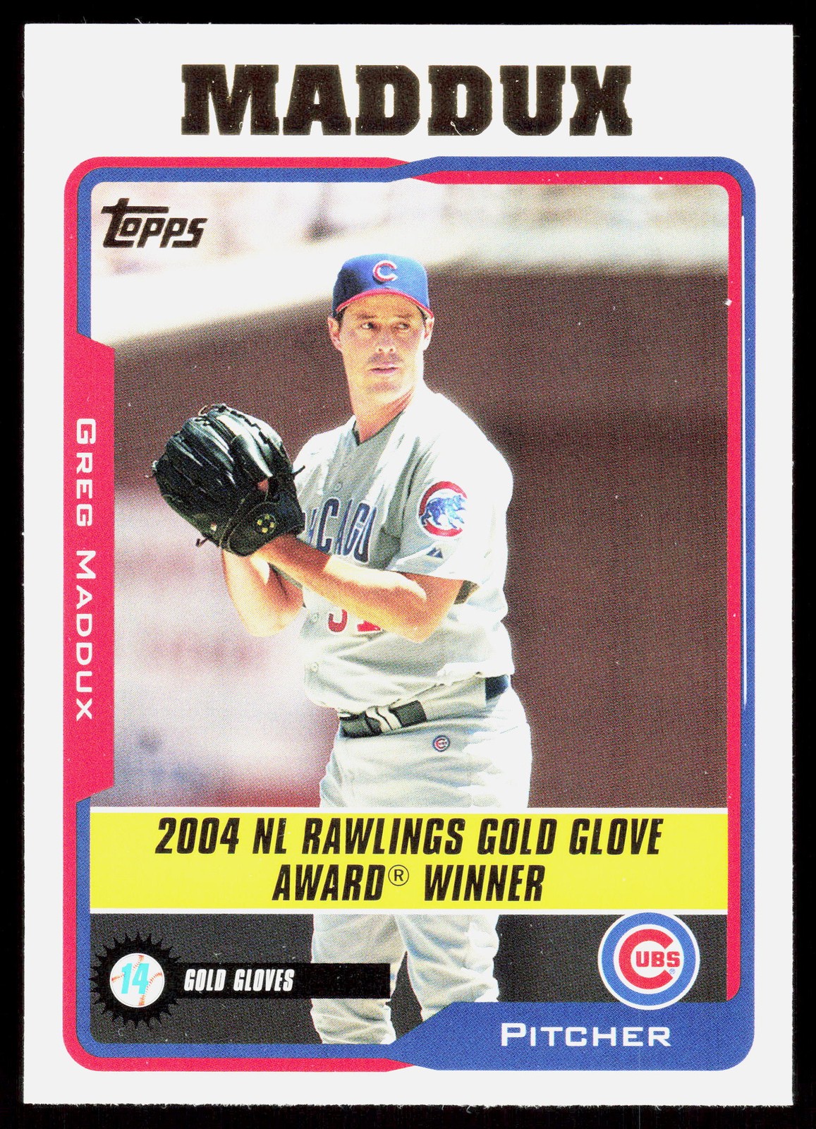 2005 Topps #704 Greg Maddux – EX