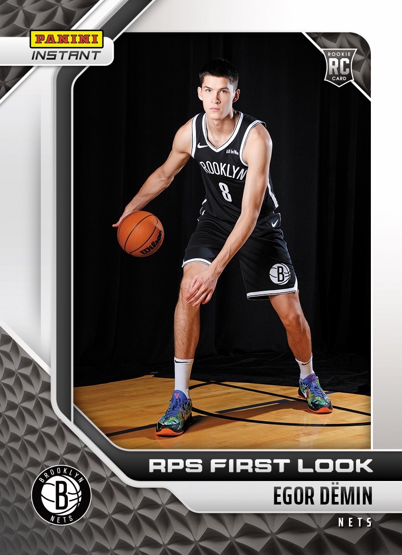 Egor Demin 2025 Panini Instant NBA RPS First Look #23 RC – Qty