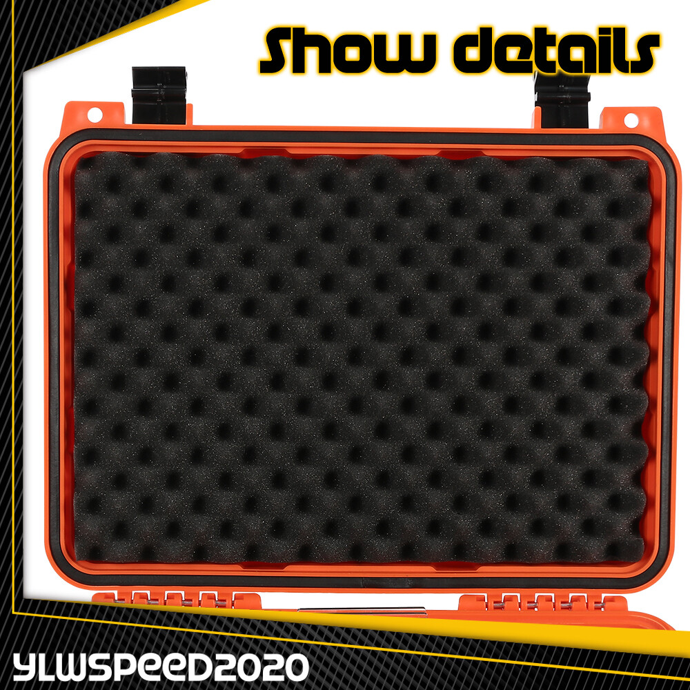 150 Weatherproof Graded Card Storage Box Case Slab Holder & Protector Orange New