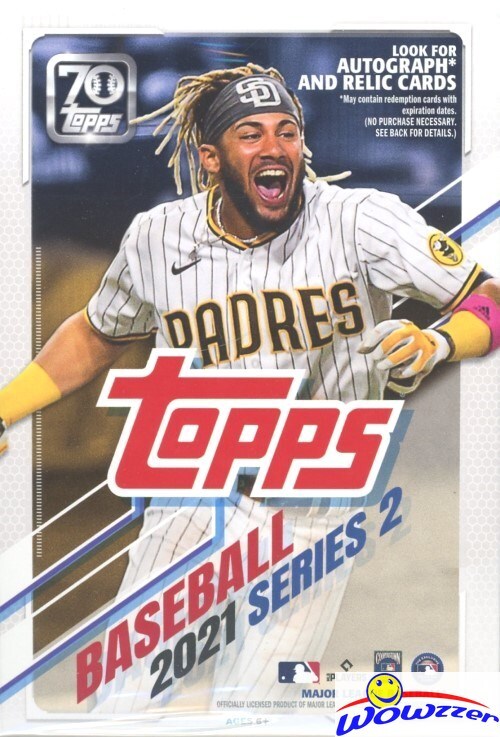 2021 Topps Series 2 Baseball EXCLUSIVE HUGE Factory Sealed HANGER Box-67 Cards!