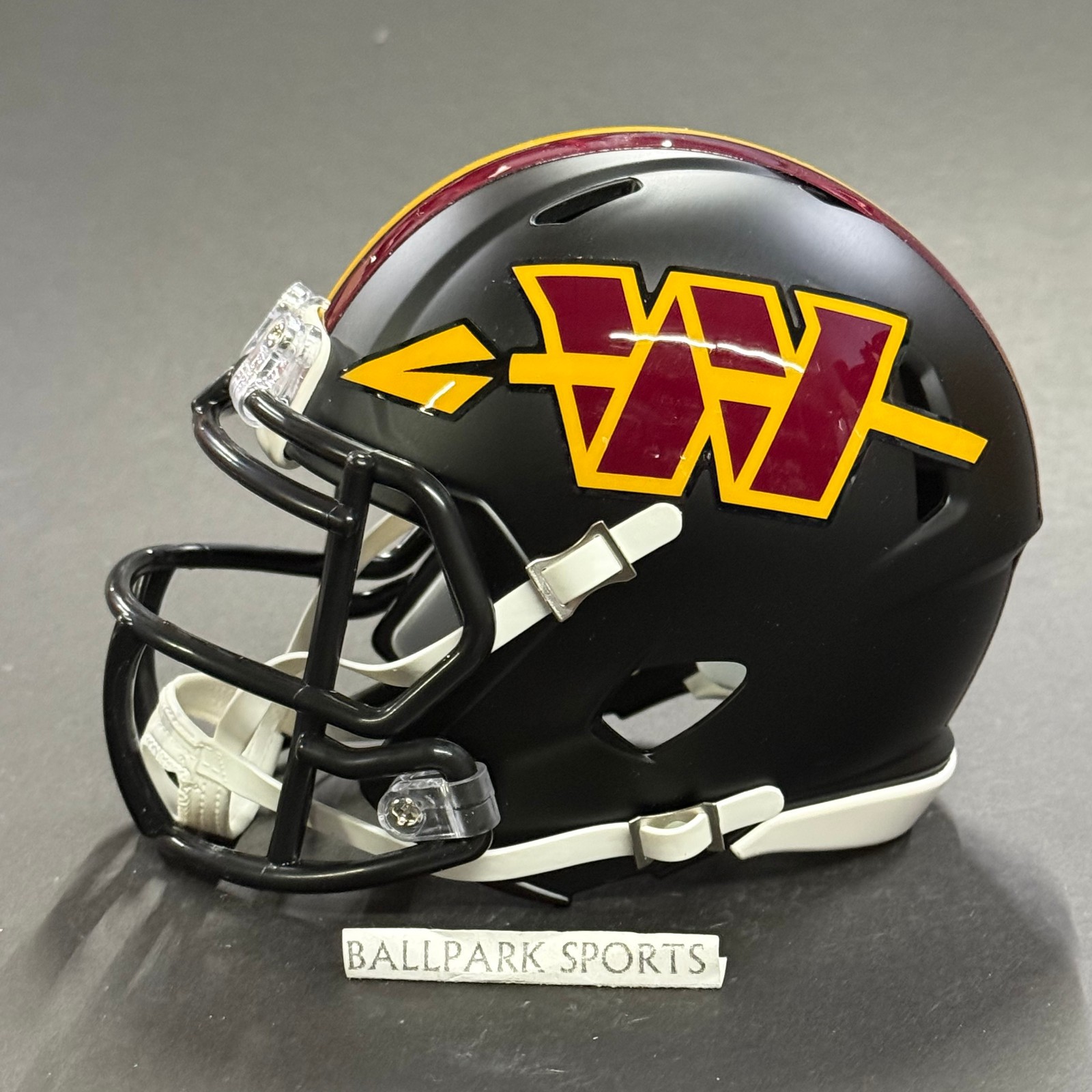 Washington Commanders 2026 Black Alternate Riddell Speed NFL Mini Helmet NEW!
