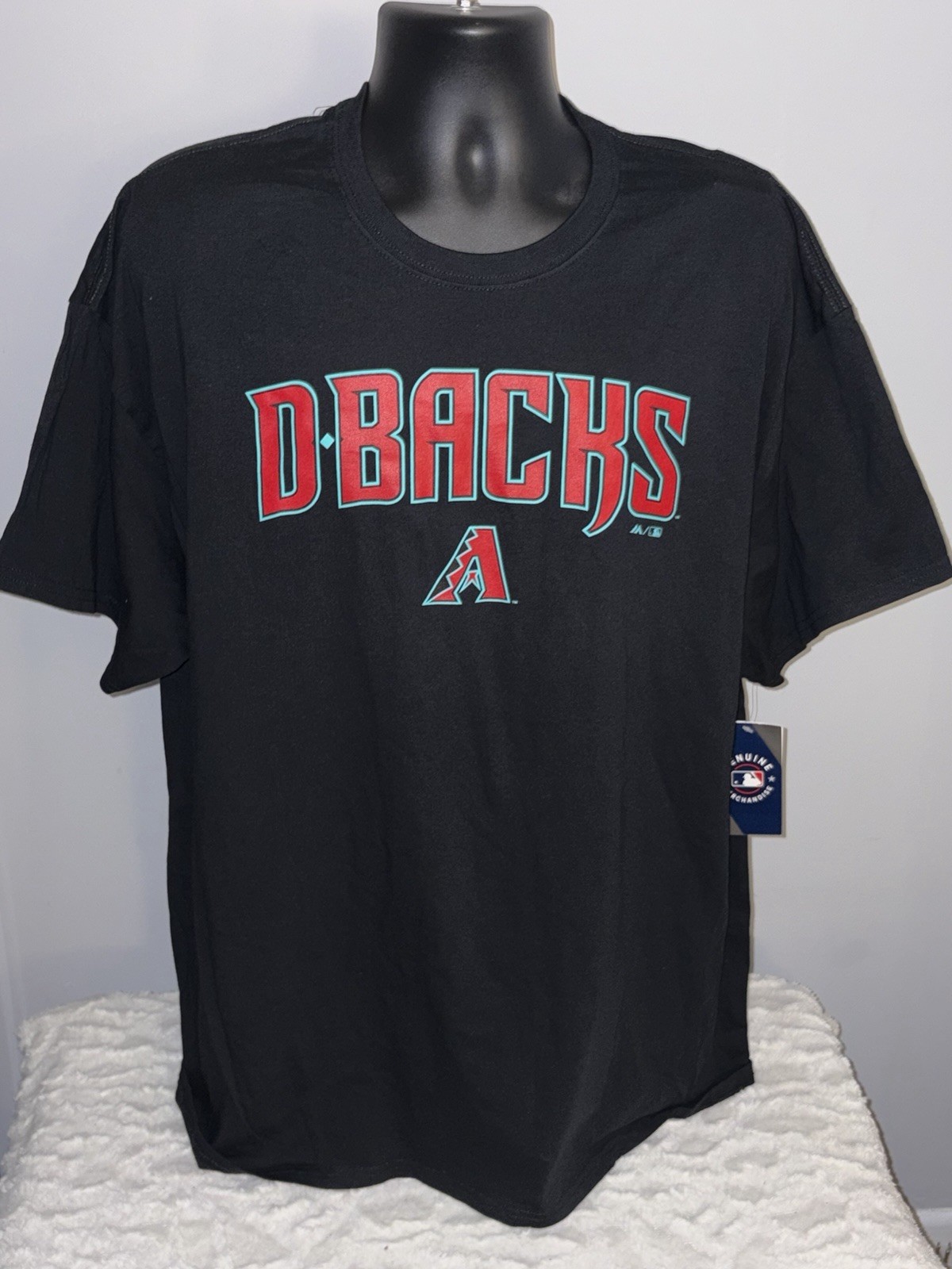 ARIZONA DIAMONDBACKS MAJESTIC MLB BASEBALL SHORT SLEEVE SHIRT MENS 2XL NWT