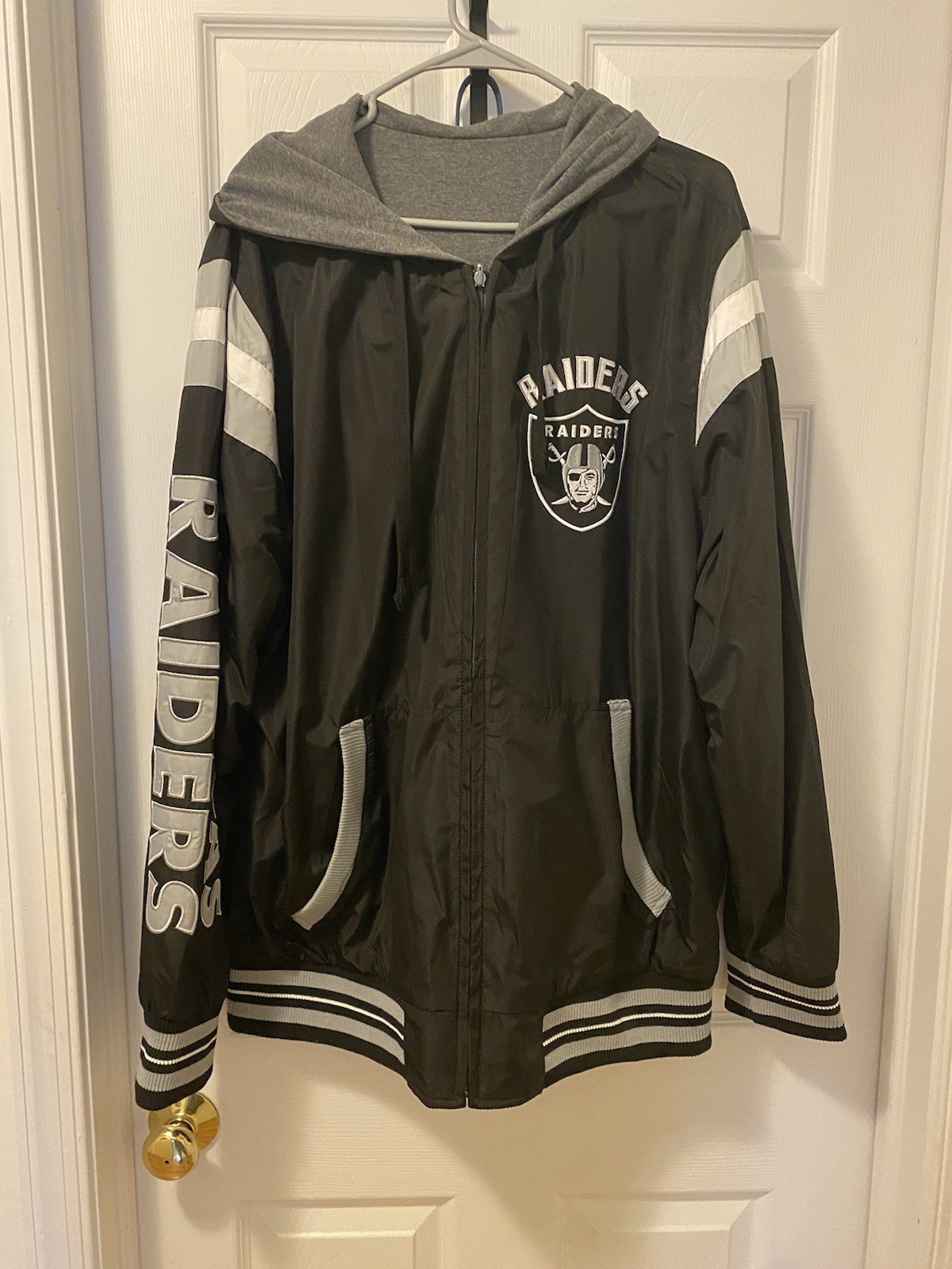 Las Vegas Raiders XL Reversible Hooded Jacket