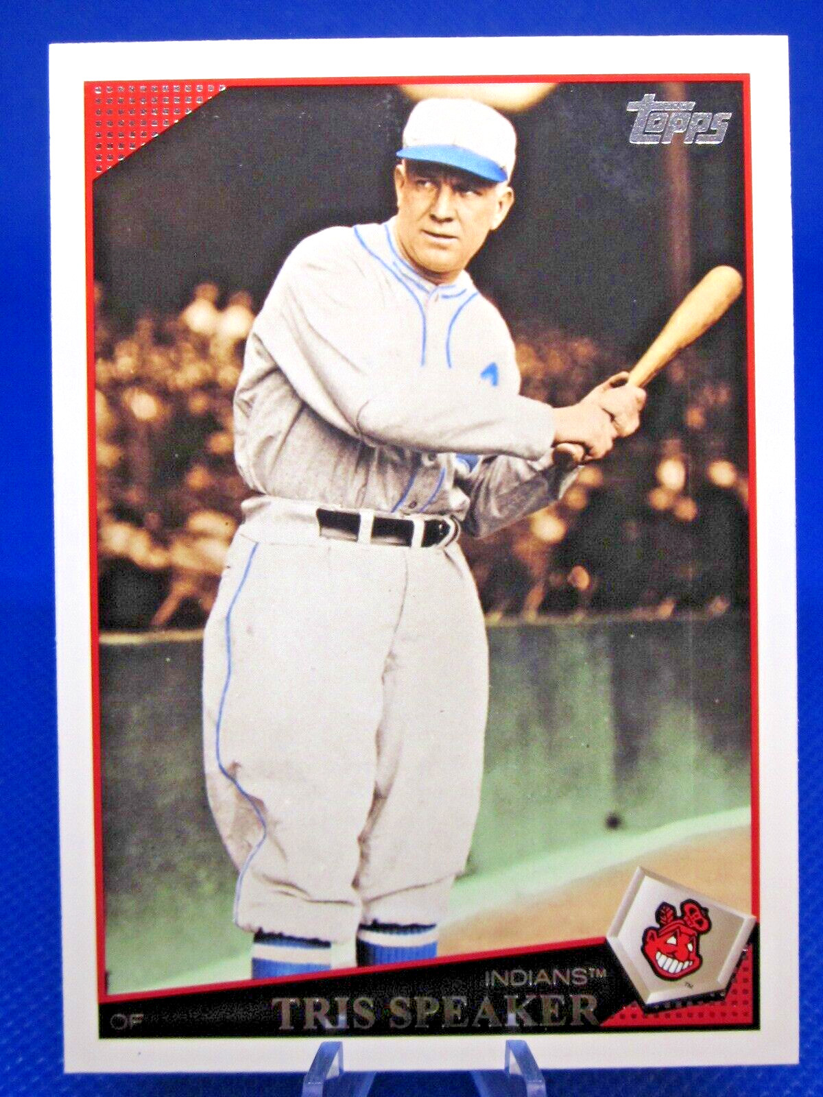 2009 TOPPS SERIES 1 #270 TRIS SPEAKER SHORT PRINT SP VARIATION CLEVELAND INDIANS