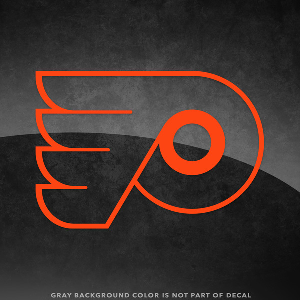 Philadelphia Flyers Vinyl Decal Sticker – 4″ and Larger – 30+ Color Options!
