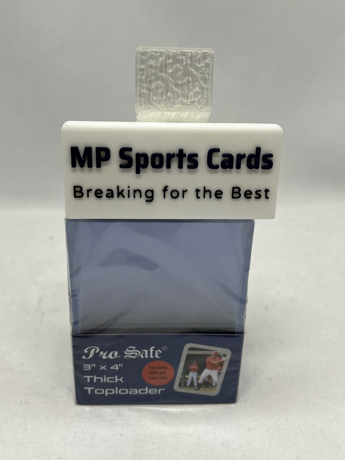(1) Pro Safe 3″x4″ 55pt Thick Toploader 25ct Free Shipping!