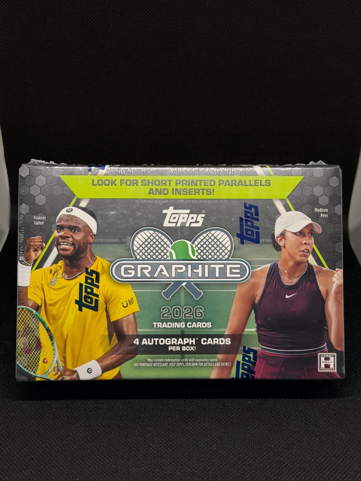 2026 TOPPS GRAPHITE TENNIS HOBBY BOX (4 Guaranteed AUTOs) New Sealed
