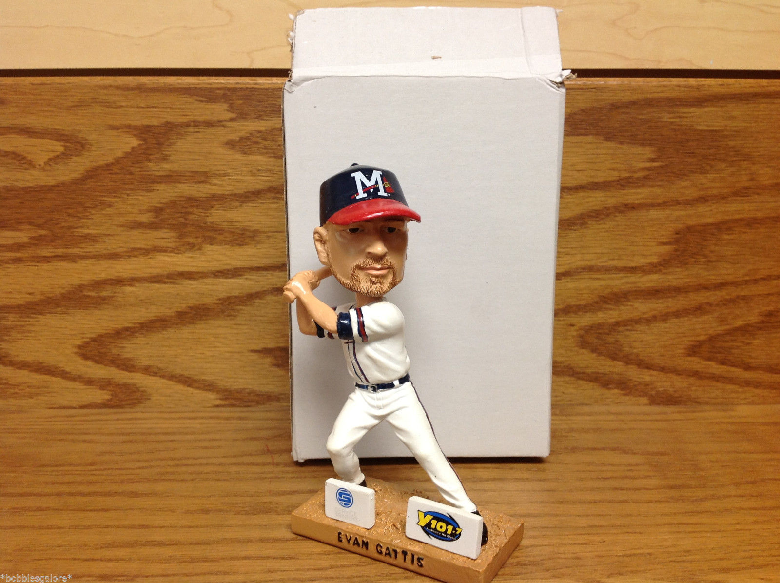 Evan Gattis Jackson Mississippi Braves Bobble SGA Mississippi Braves Bobblehead