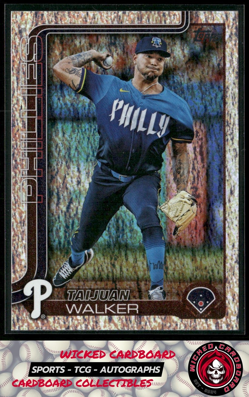 Taijuan Walker 2025 Topps Holo Foil #351 Philadelphia Phillies