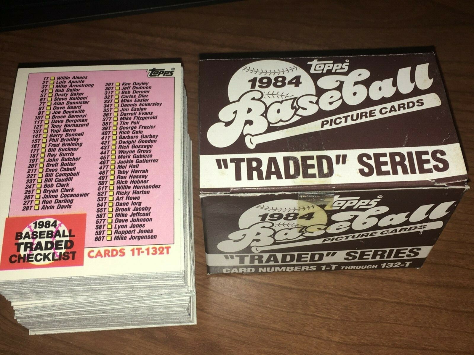 1984 Topps Traded Baseball Card Pick Any Stars Commons RC NM & Better Set 1-132