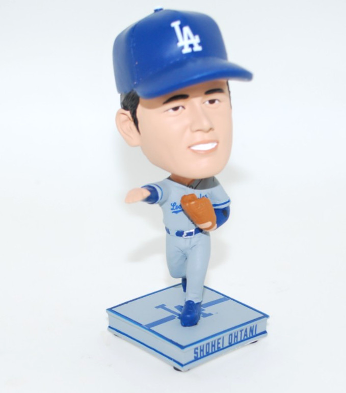 Shohei Ohtani Dodgers Mini Big Head Bobblehead by FOCO New in Box Numbered