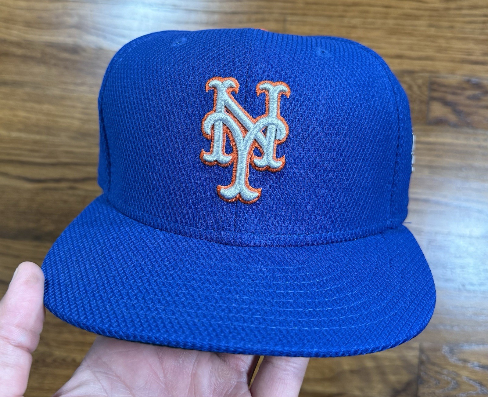 New Era 59fifty New York Mets Fitted Hat Blue World Series 2015 Men’s Size 7