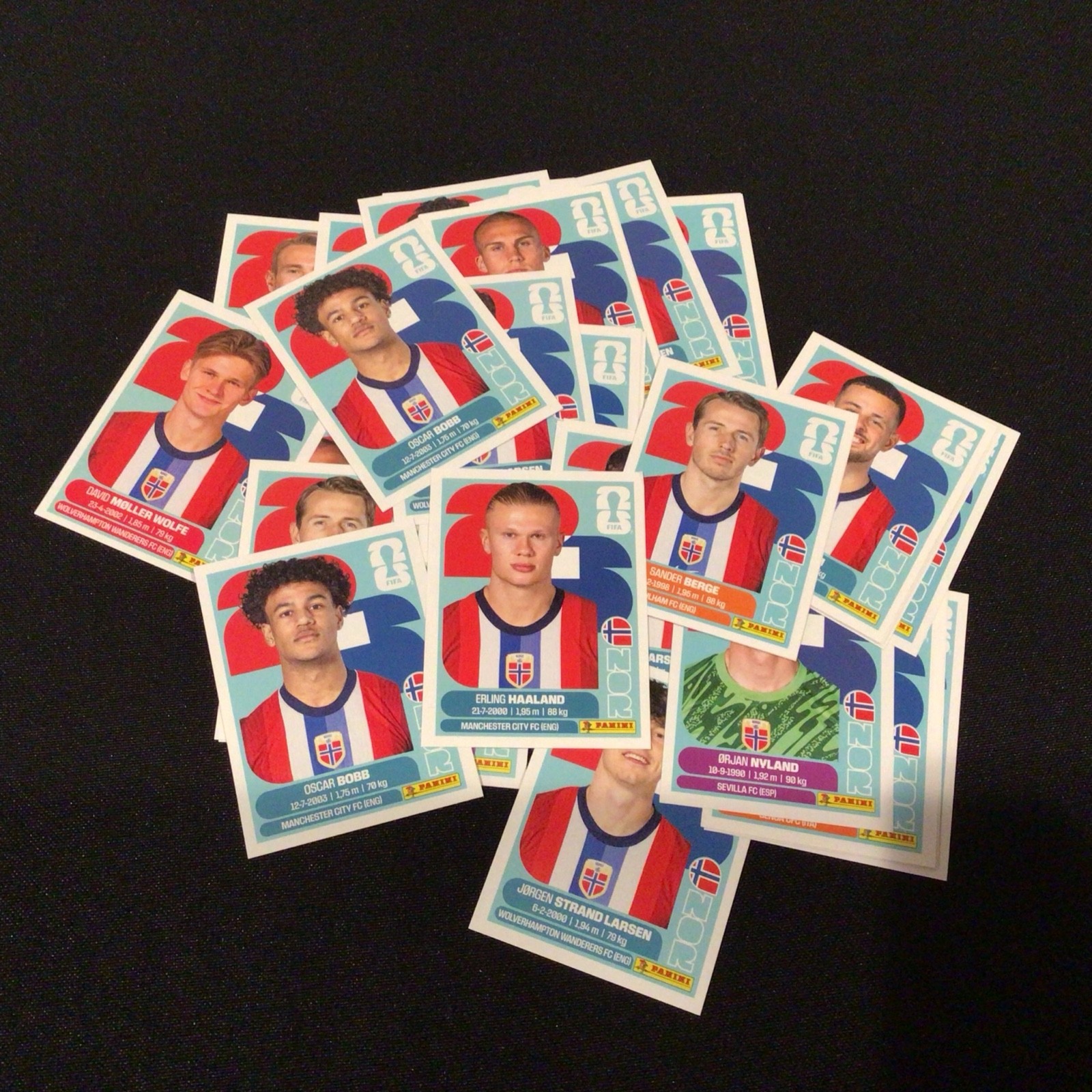 Panini NORWAY TEAM SQUAD Sticker World Cup 2026 Multi Listing HAALAND