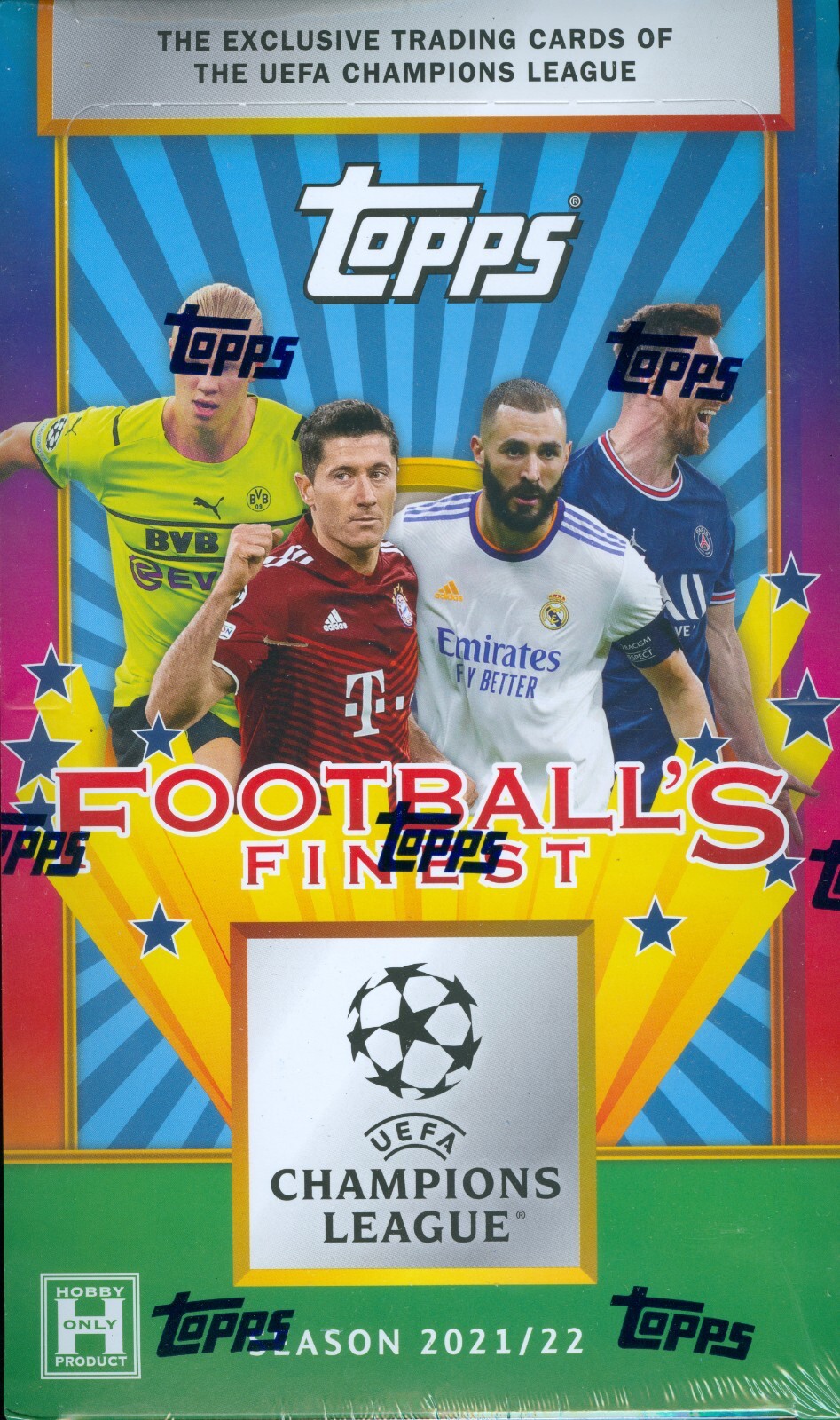 2021-22 Topps UEFA Champions League Finest Flashbacks Factory Sealed Box