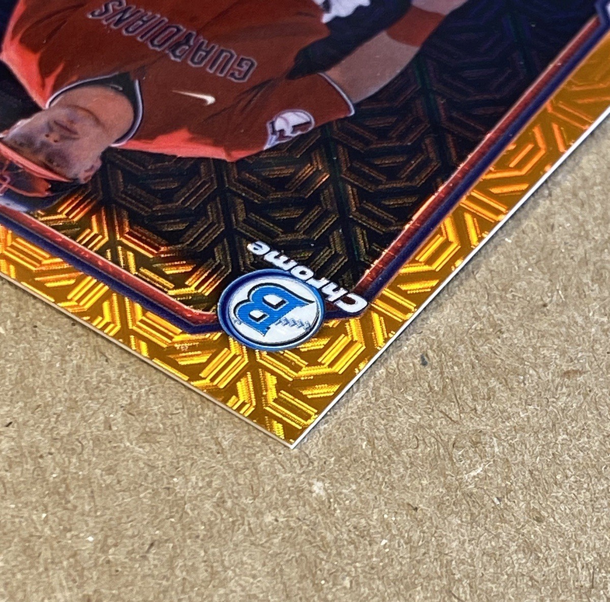 Travis Bazzana 2026 Bowman Chrome Prospect Orange Mojo Refractor /25 Guardians