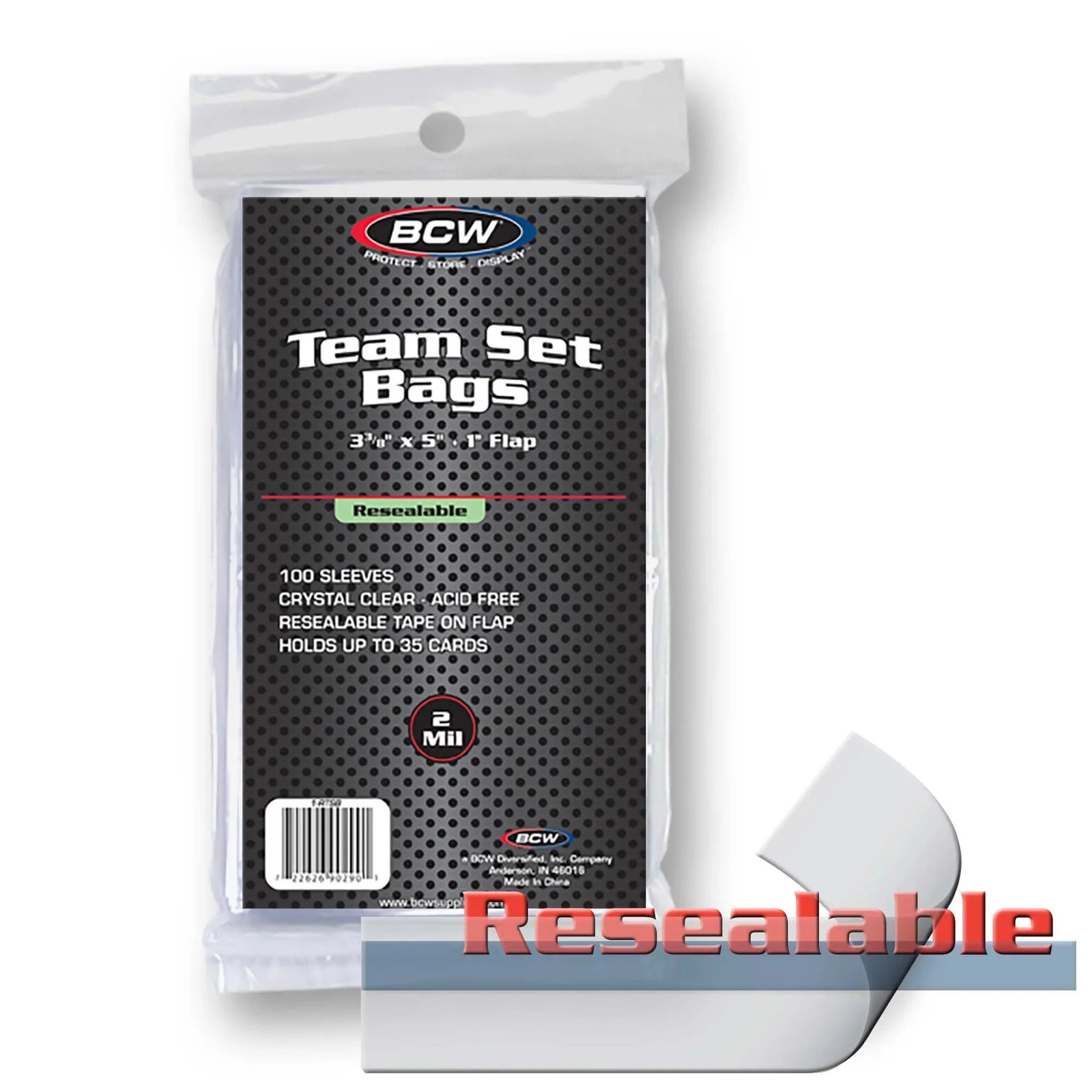BCW: Resealable Team Set – 500CT [Team Bag]